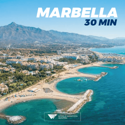 Tour en Helicóptero por Marbella 1 Hora